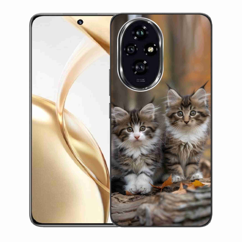 Gelový kryt mmCase na Honor 200 5G - kočičí duo 3