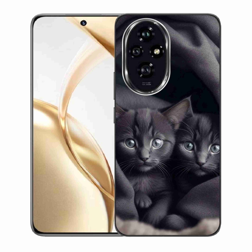 Gelový kryt mmCase na Honor 200 5G - kočičí duo