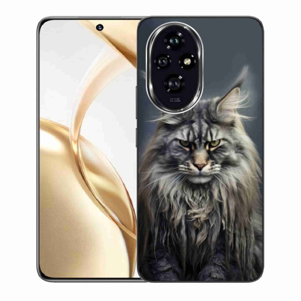 Gelový kryt mmCase na Honor 200 5G - kočíčí pohled 4