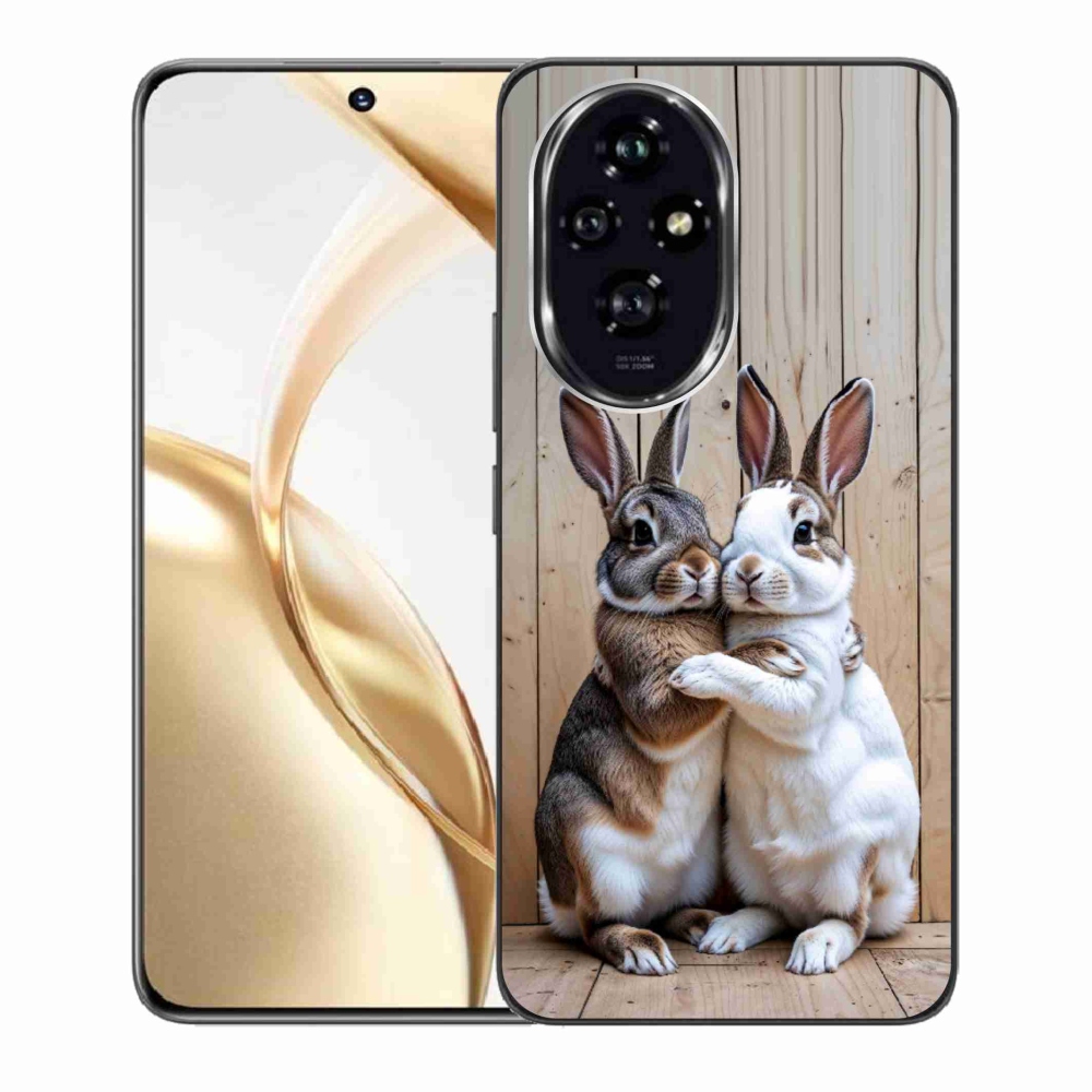 Gelový kryt mmCase na Honor 200 5G - králičí pár