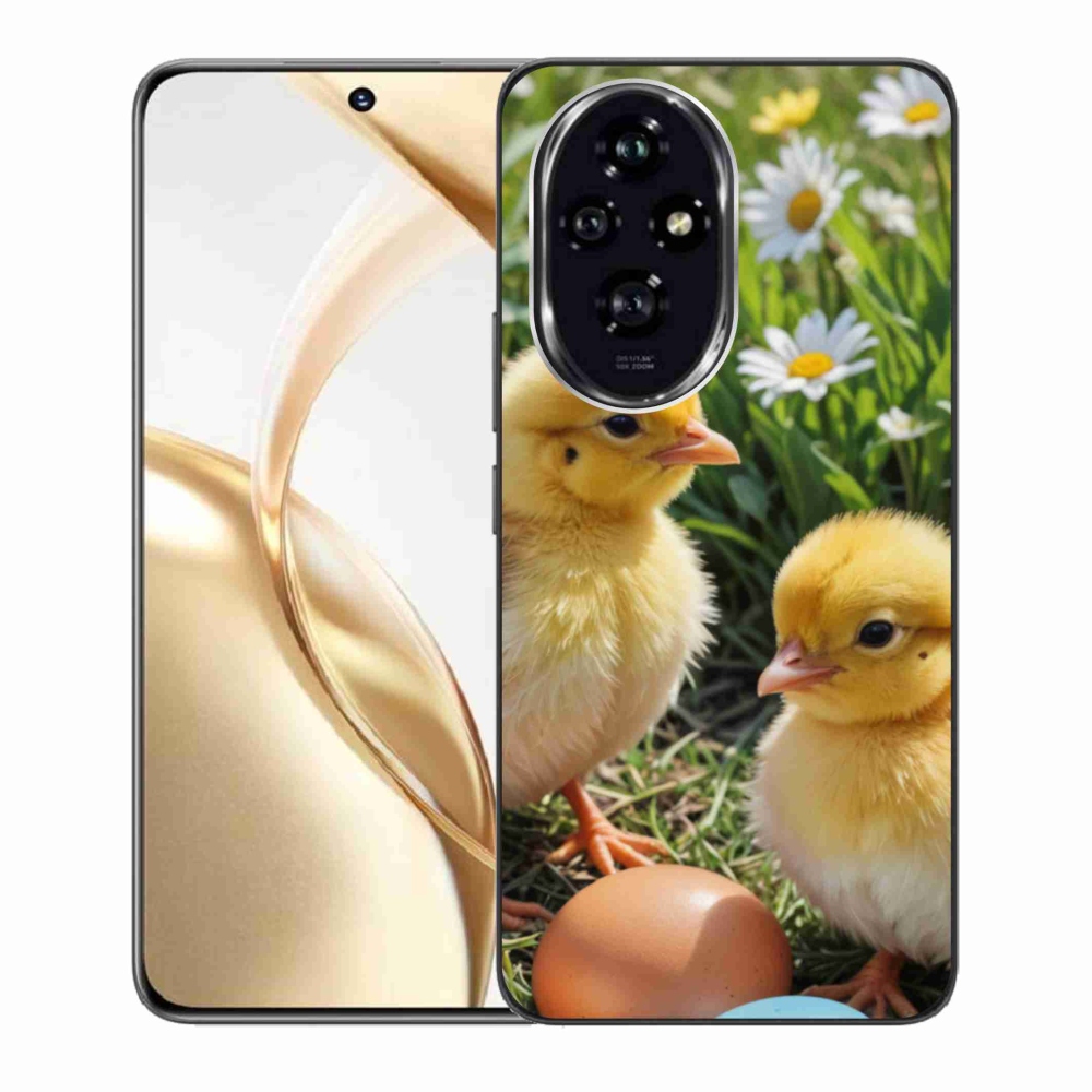Gelový kryt mmCase na Honor 200 5G - kuřátka
