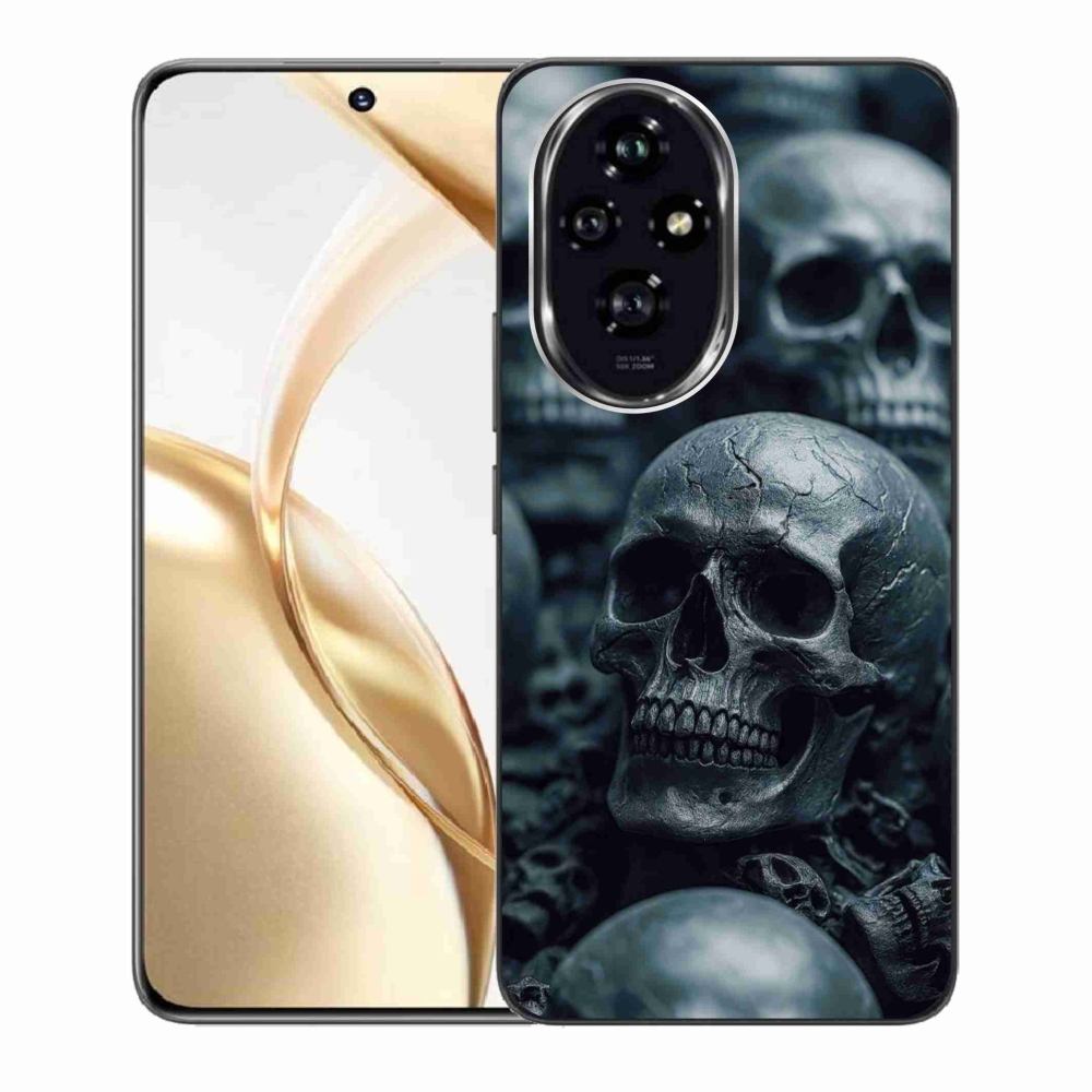 Gelový kryt mmCase na Honor 200 5G - lebka 2