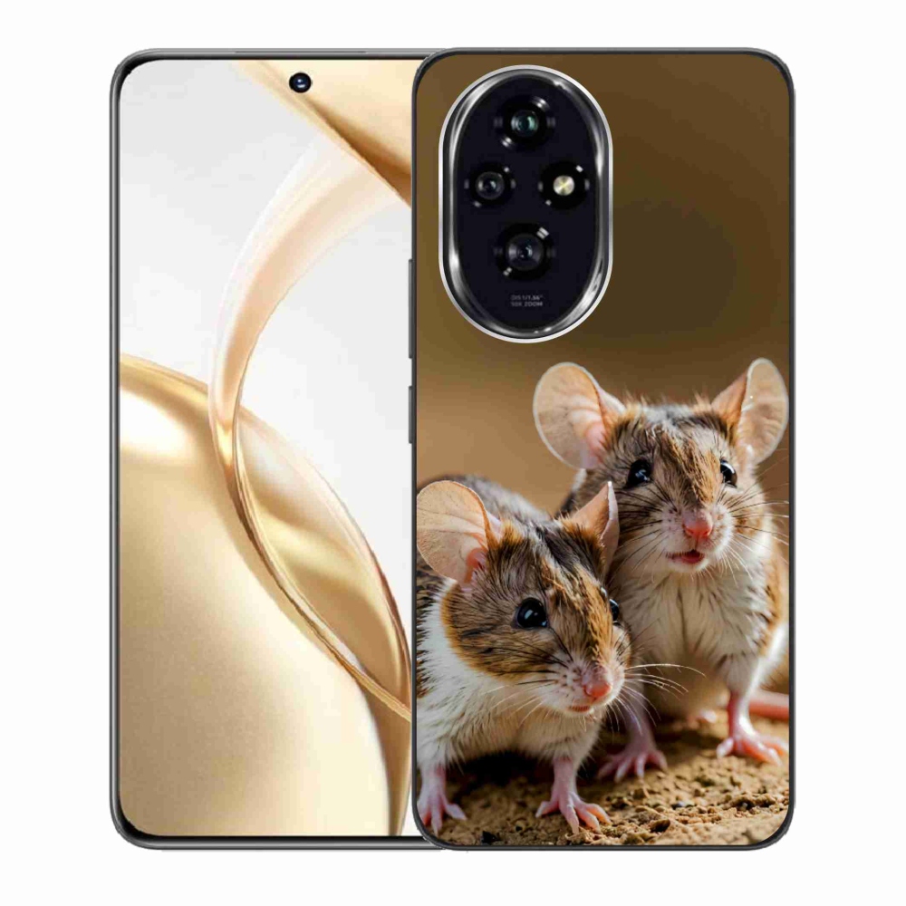 Gelový kryt mmCase na Honor 200 5G - myší duo