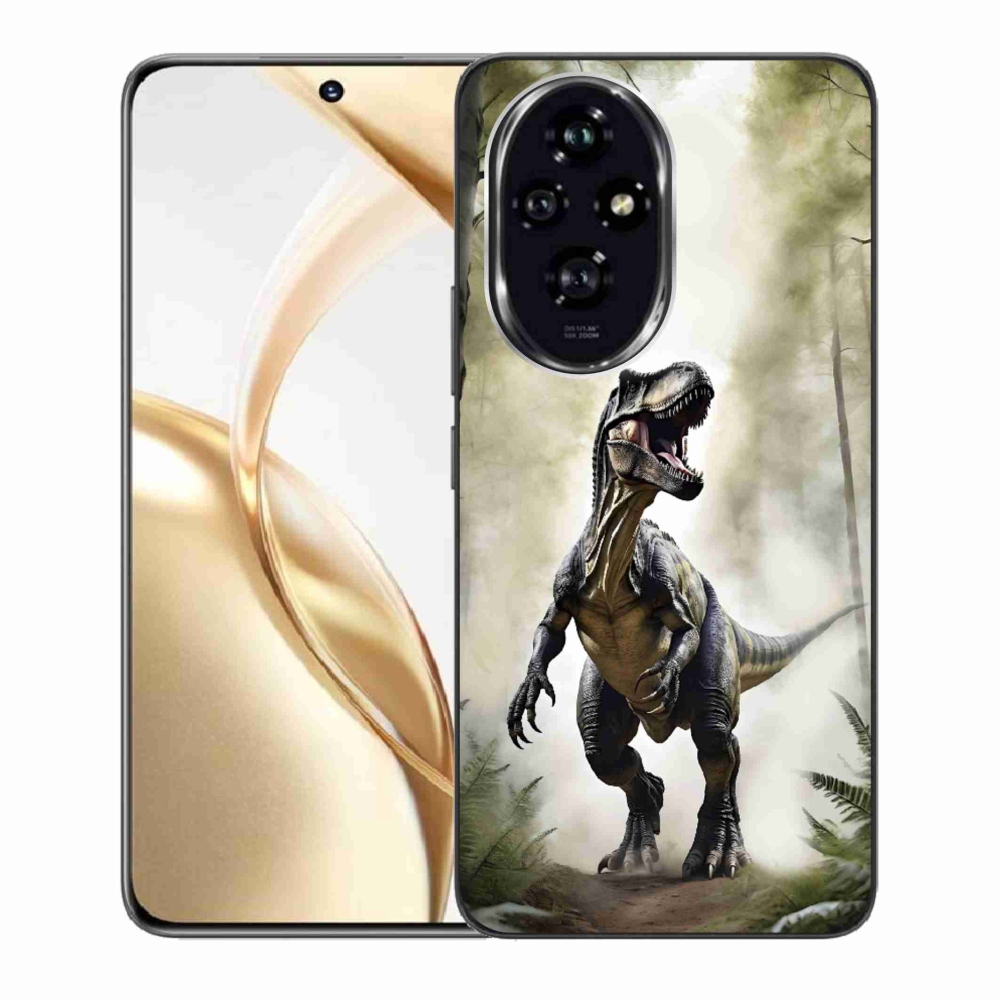 Gelový kryt mmCase na Honor 200 5G - naštvaný T-Rex