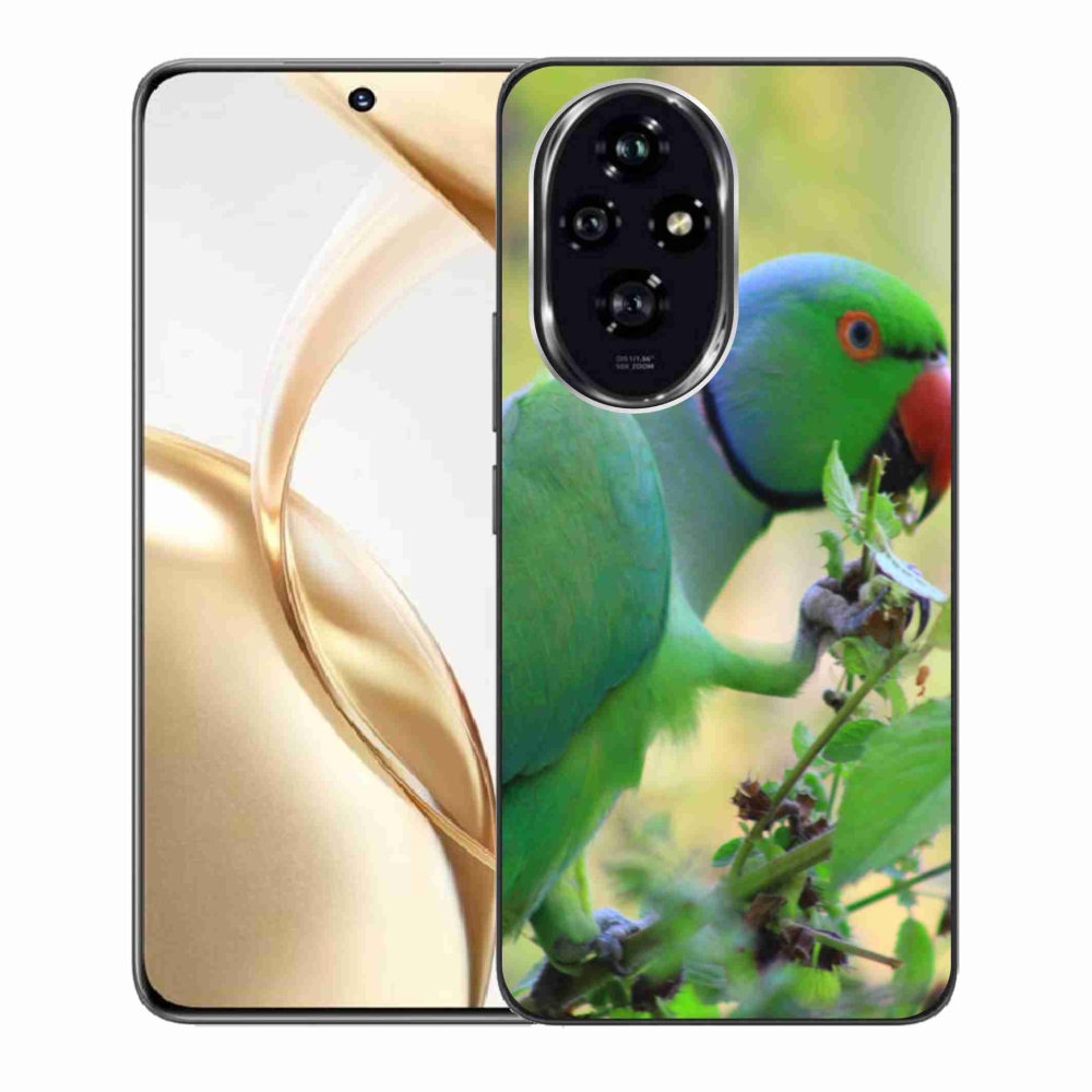 Gelový kryt mmCase na Honor 200 5G - papoušek alexandr