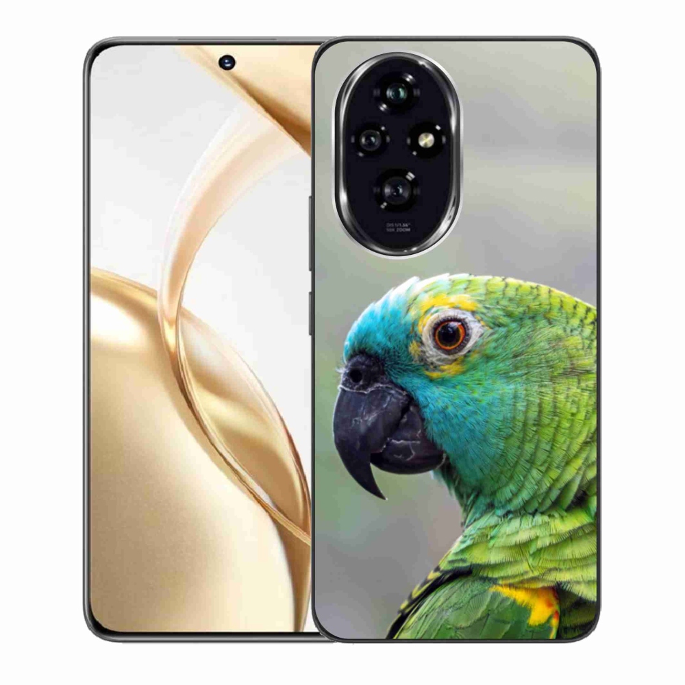 Gelový kryt mmCase na Honor 200 5G - papoušek amazoňan