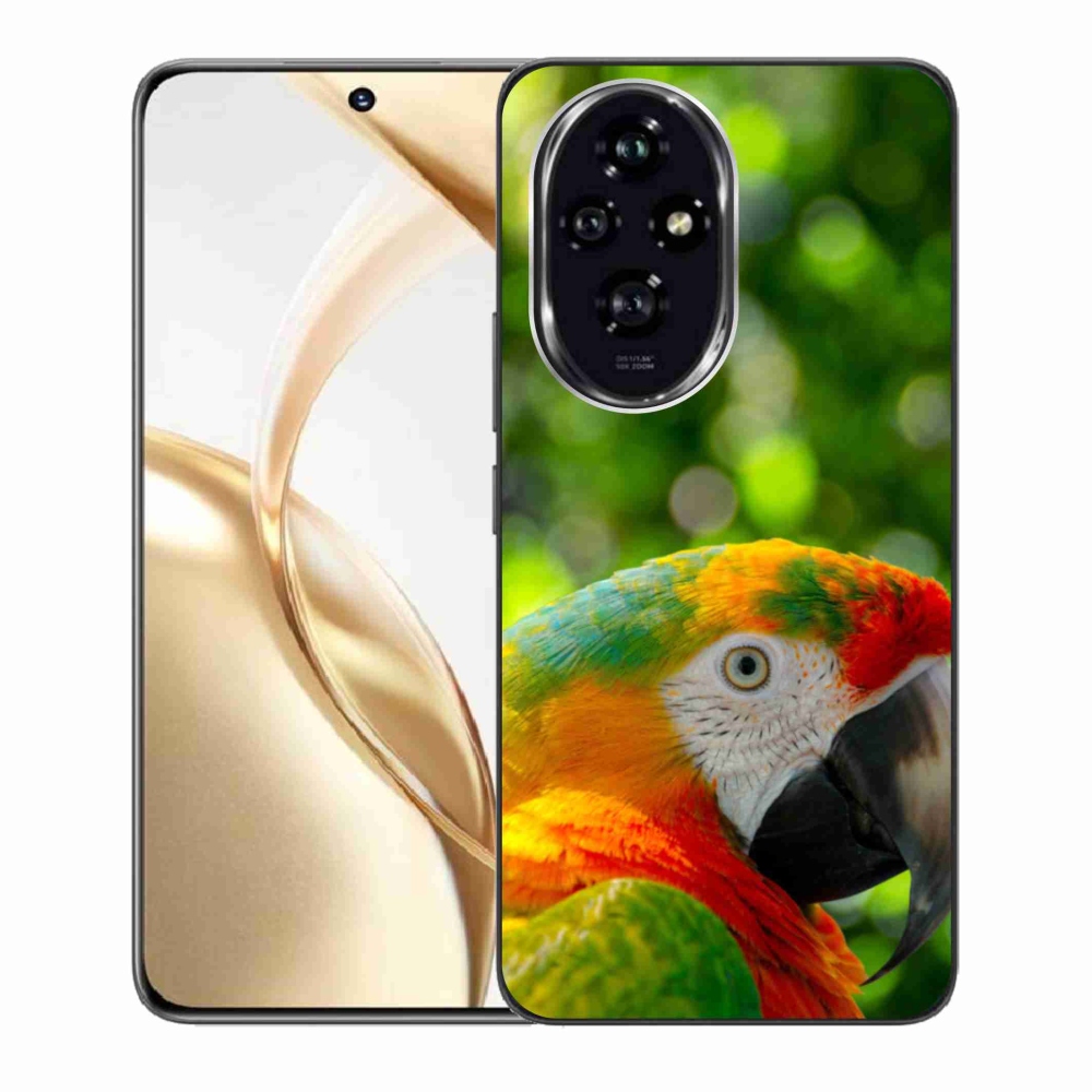 Gelový kryt mmCase na Honor 200 5G - papoušek ara 3