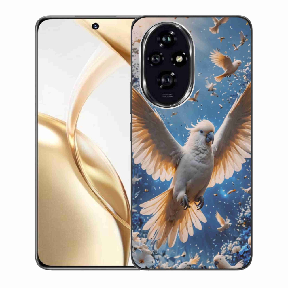 Gelový kryt mmCase na Honor 200 5G - papoušek kakadu