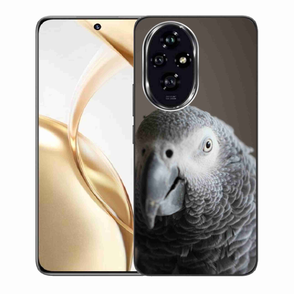 Gelový kryt mmCase na Honor 200 5G - papoušek žako 2