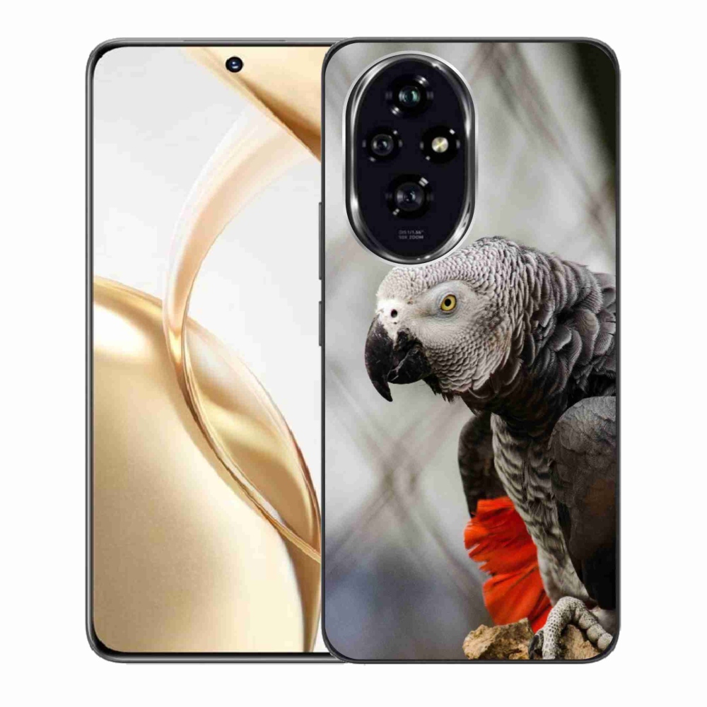 Gelový kryt mmCase na Honor 200 5G - papoušek žako 3