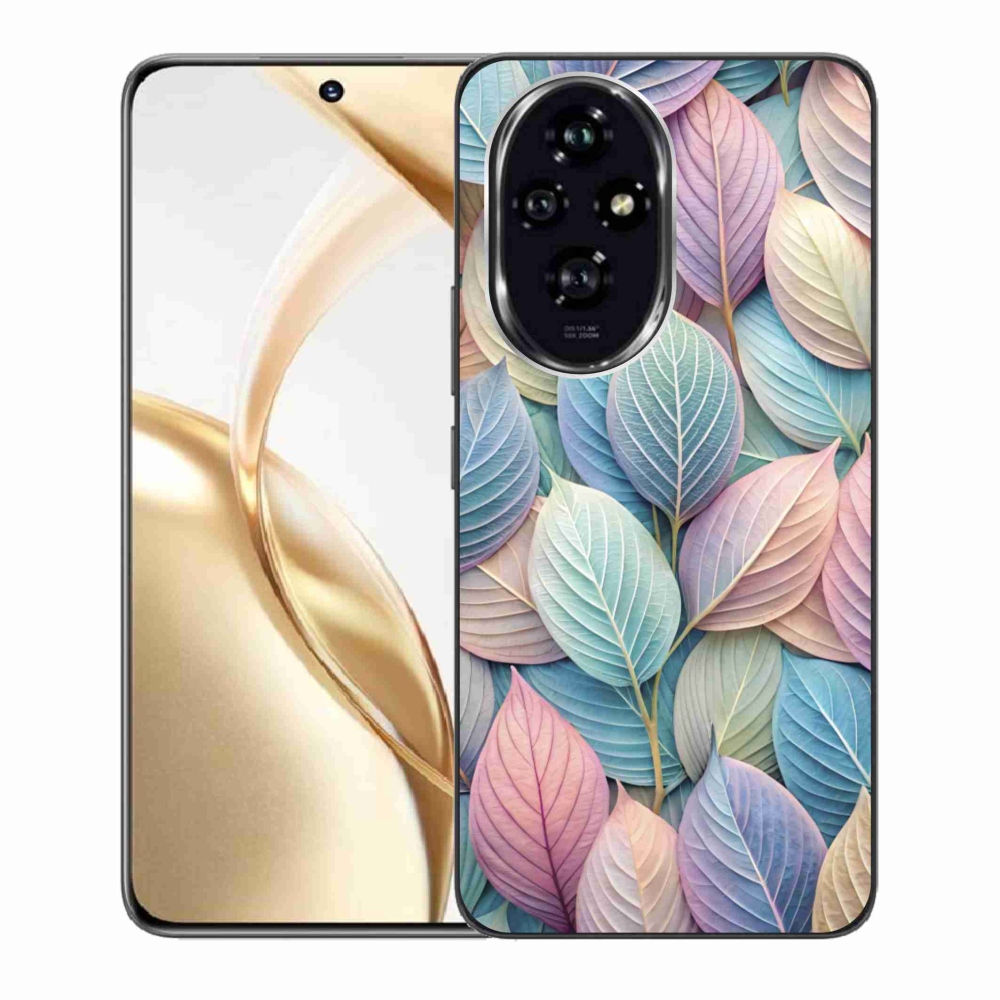 Gelový kryt mmCase na Honor 200 5G - pastelové listy