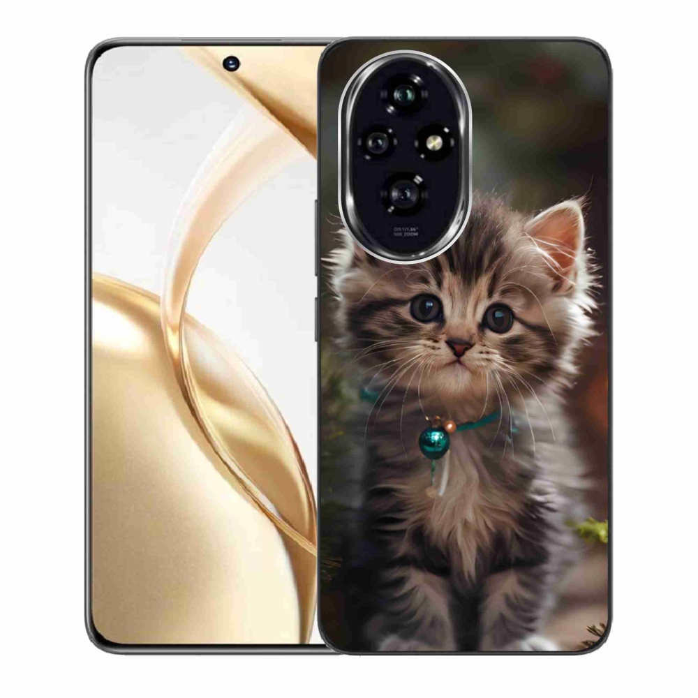 Gelový kryt mmCase na Honor 200 5G - roztomilé kotě 11