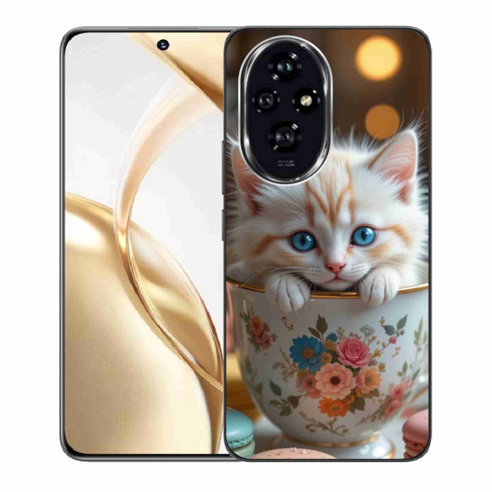 Gelový kryt mmCase na Honor 200 5G - roztomilé kotě 6