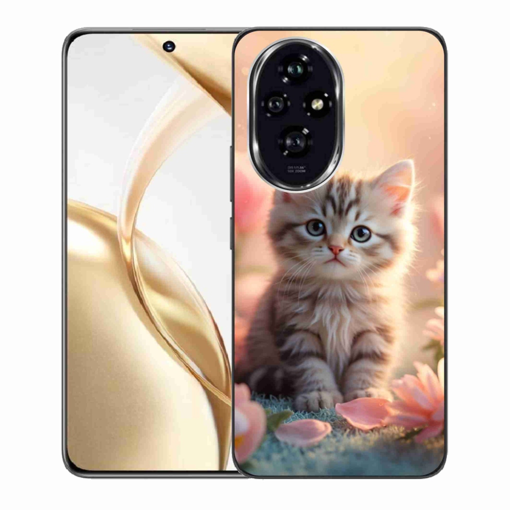 Gelový kryt mmCase na Honor 200 5G - roztomilé kotě 8
