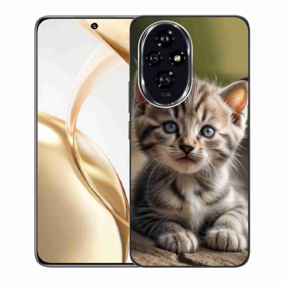 Gelový kryt mmCase na Honor 200 5G - roztomilé kotě 9