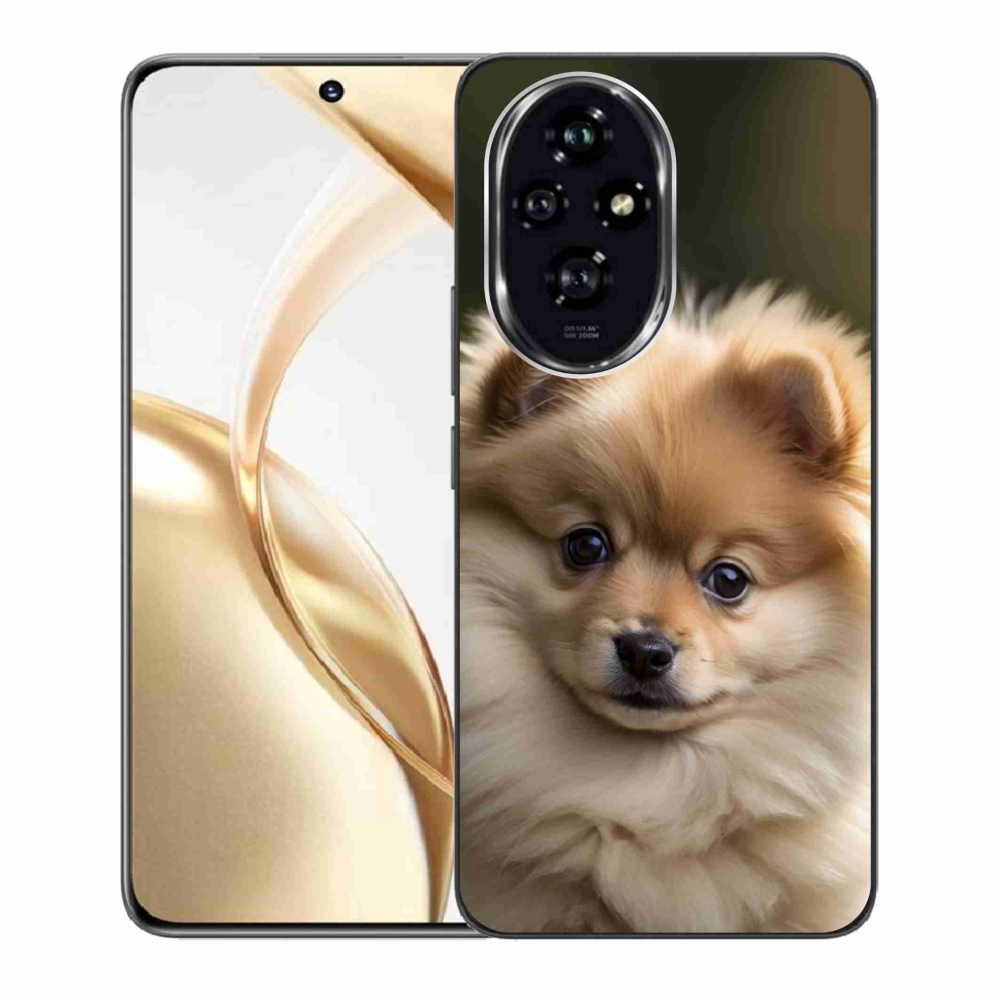 Gelový kryt mmCase na Honor 200 5G - roztomilý pomeranian 2