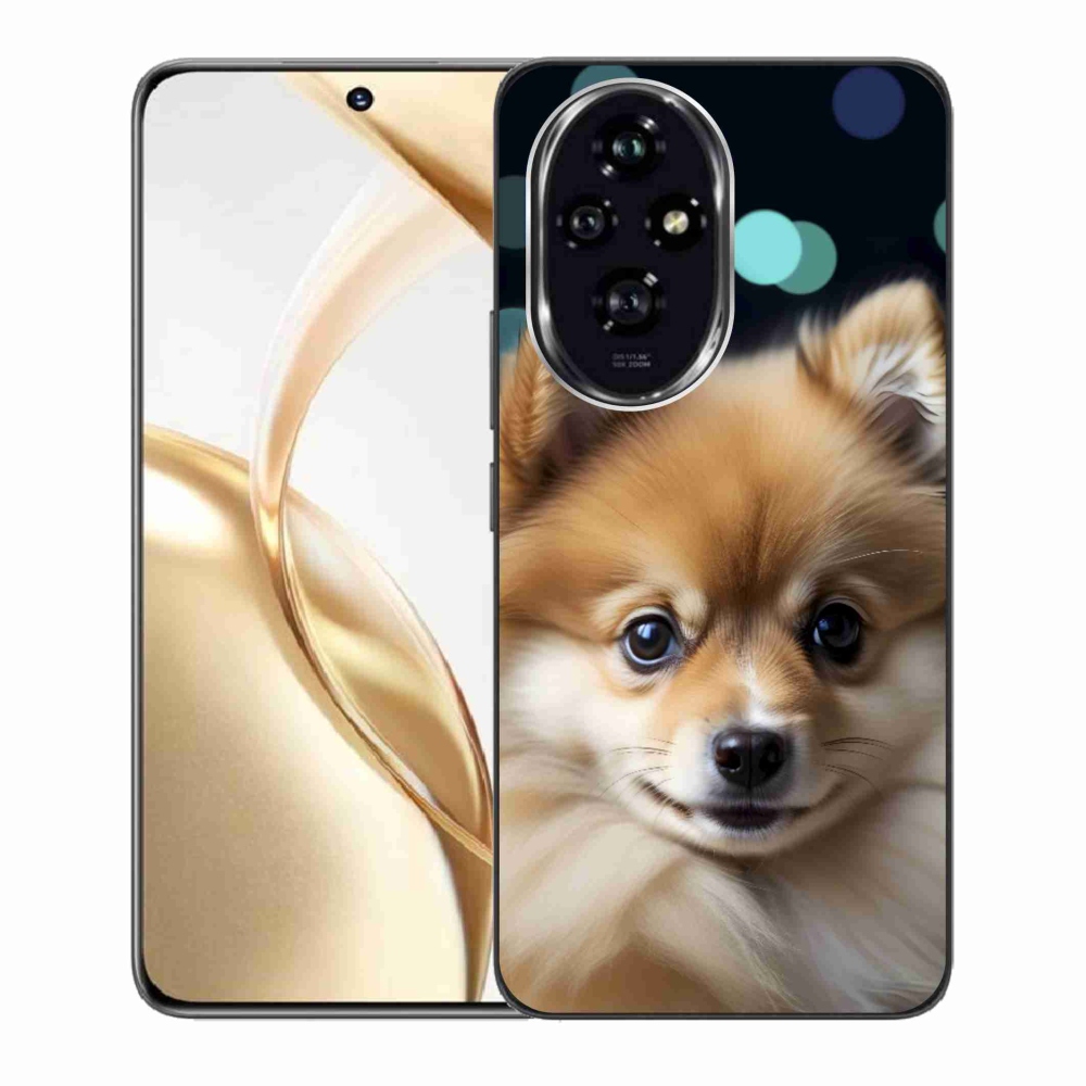 Gelový kryt mmCase na Honor 200 5G - roztomilý pomeranian