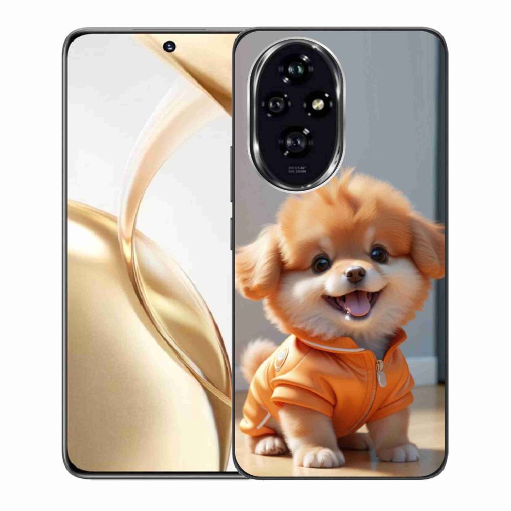 Gelový kryt mmCase na Honor 200 5G - roztomilý pomeranian v mikině