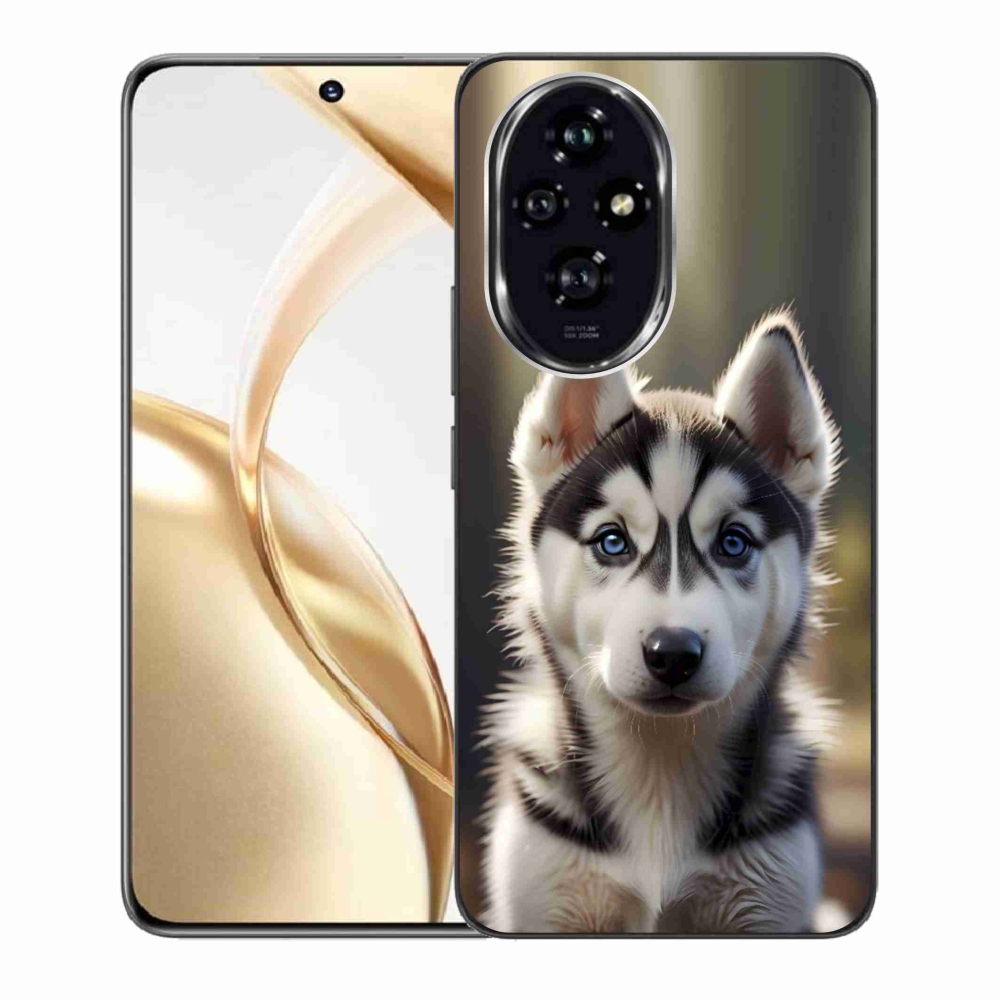 Gelový kryt mmCase na Honor 200 5G - roztomilý sibiřský husky