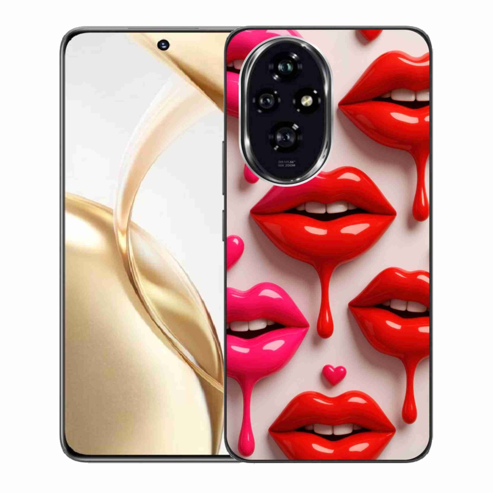 Gelový kryt mmCase na Honor 200 5G - rty 2