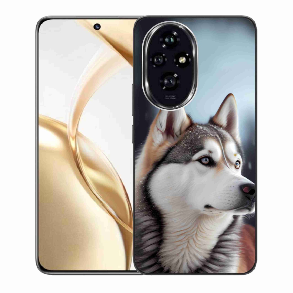 Gelový kryt mmCase na Honor 200 5G - sibiřský husky