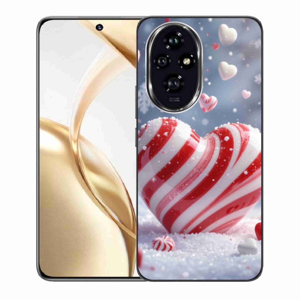 Gelový kryt mmCase na Honor 200 5G - sladké srdce