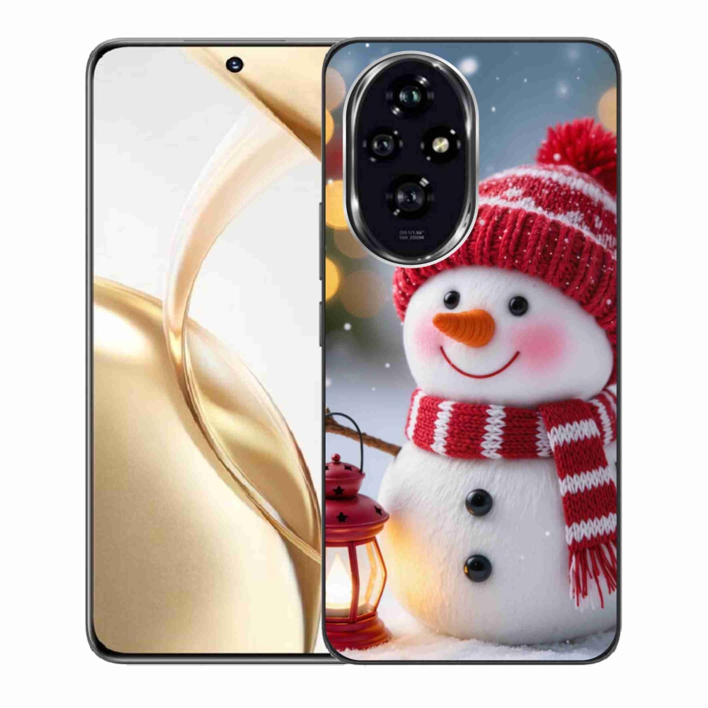 Gelový kryt mmCase na Honor 200 5G - sněhulák 2