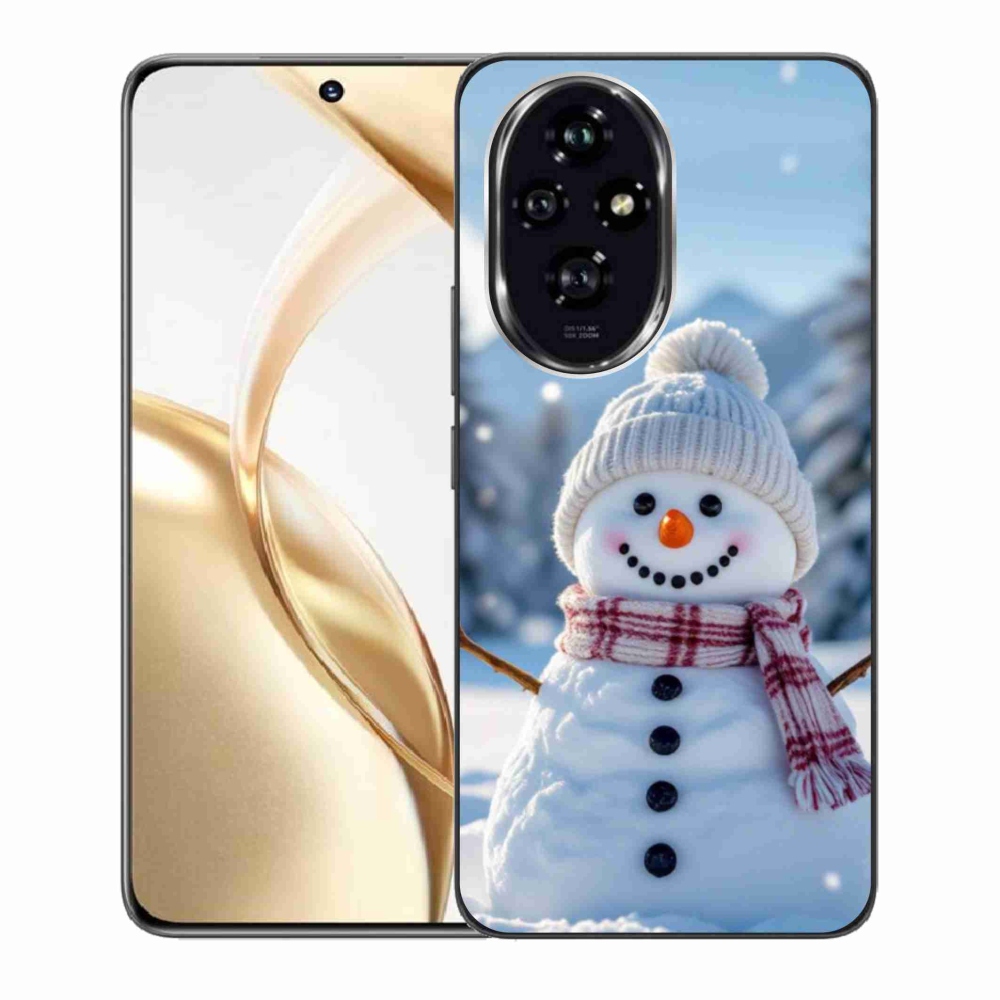 Gelový kryt mmCase na Honor 200 5G - sněhulák 3