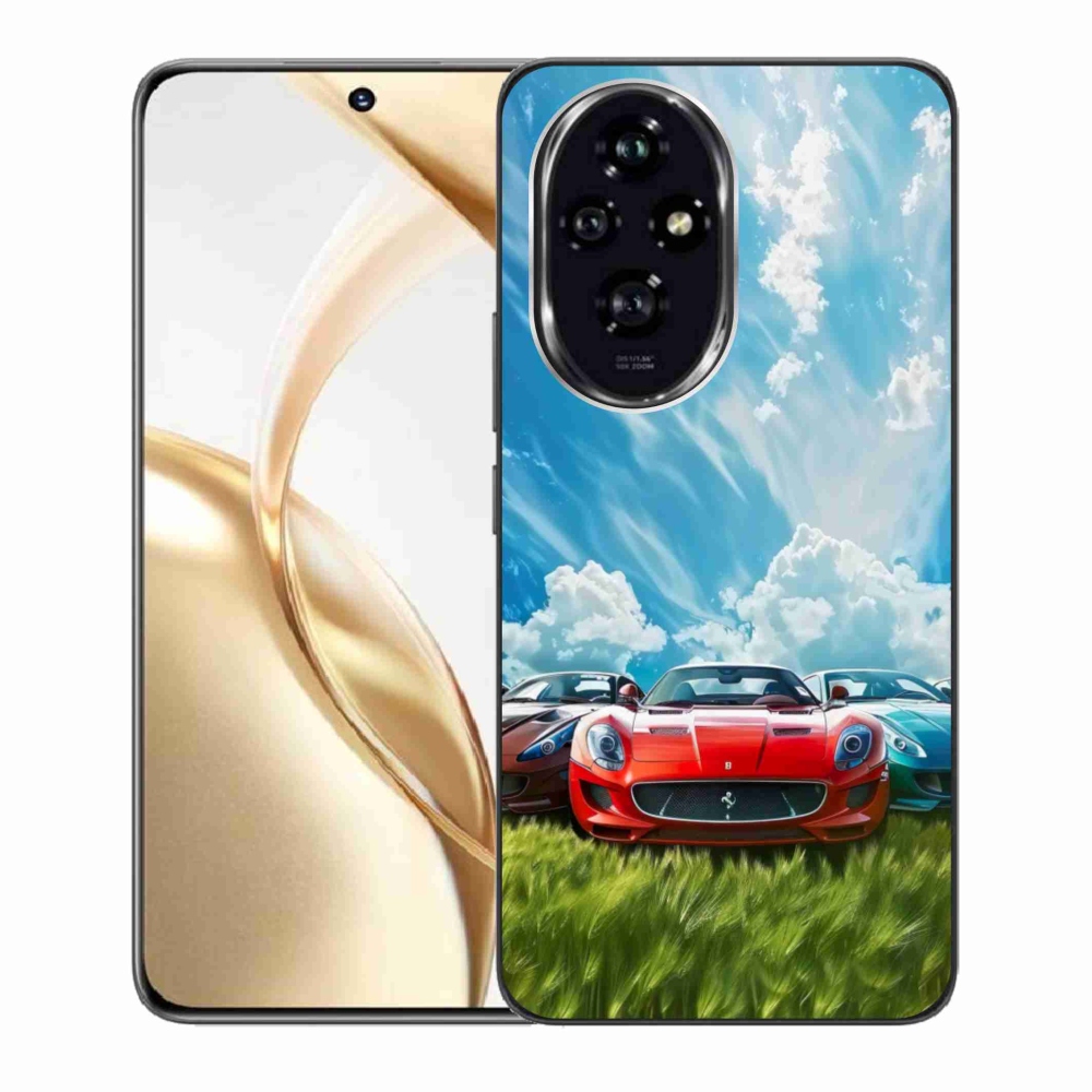 Gelový kryt mmCase na Honor 200 5G - sportovní vozy