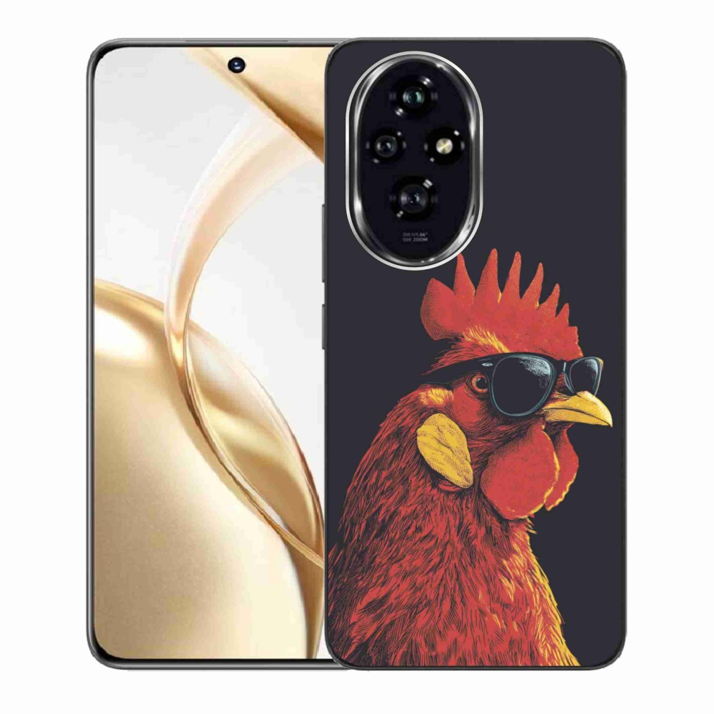 Gelový kryt mmCase na Honor 200 5G - stylový kohout