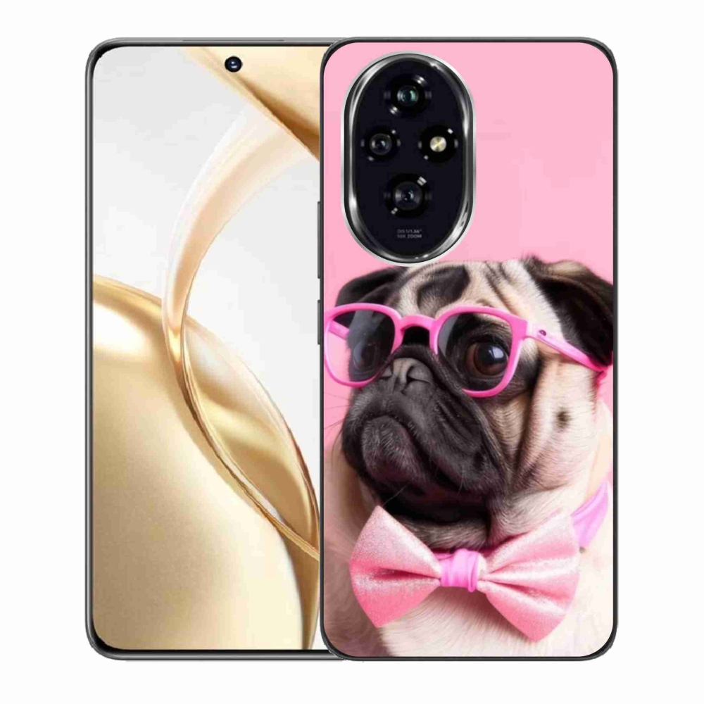 Gelový kryt mmCase na Honor 200 5G - stylový mops