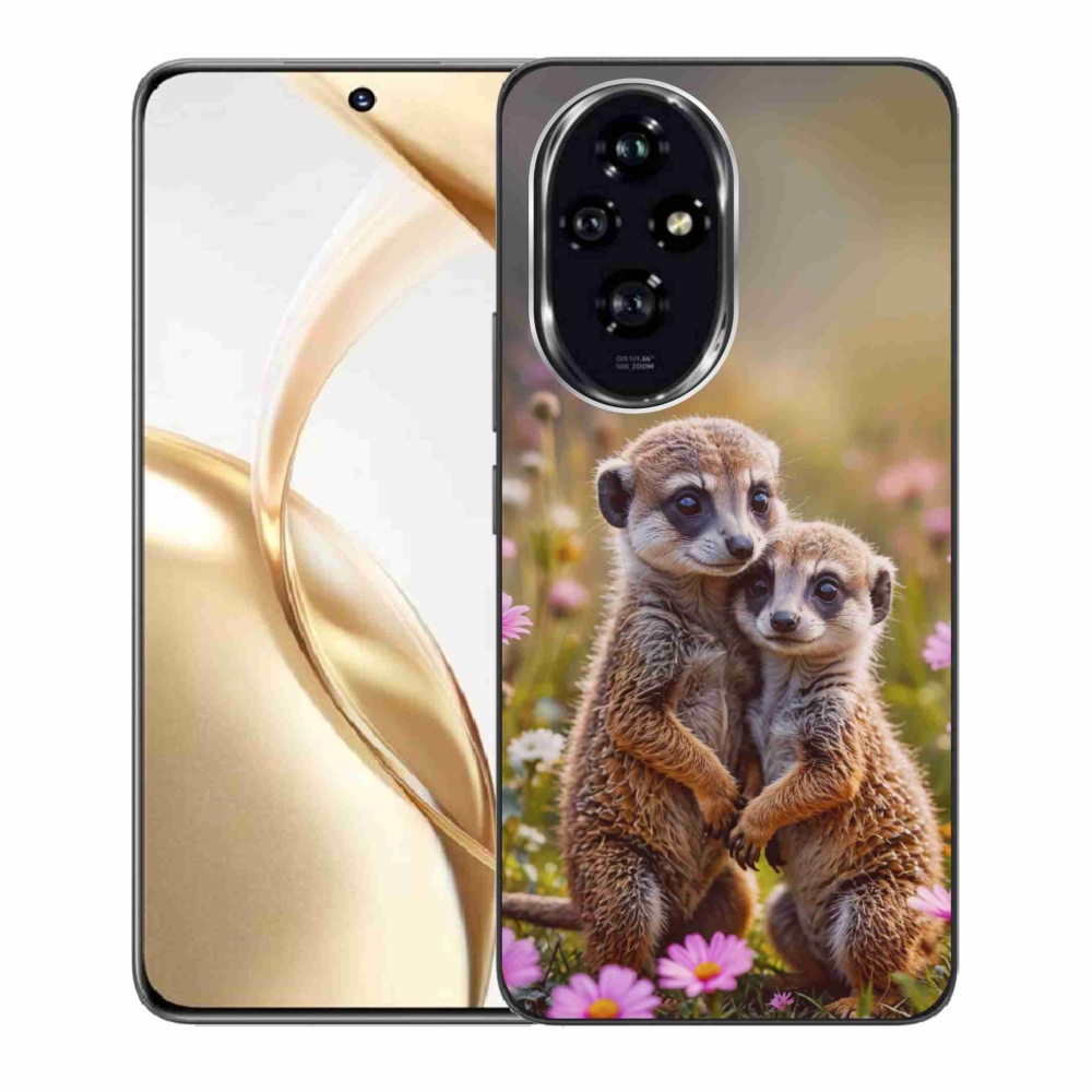 Gelový kryt mmCase na Honor 200 5G - surikatí duo