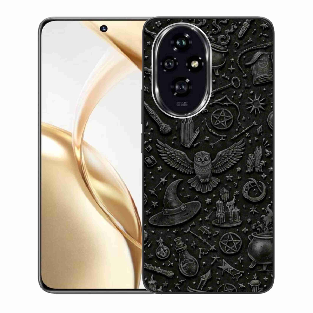 Gelový kryt mmCase na Honor 200 5G - tmavý magický svět