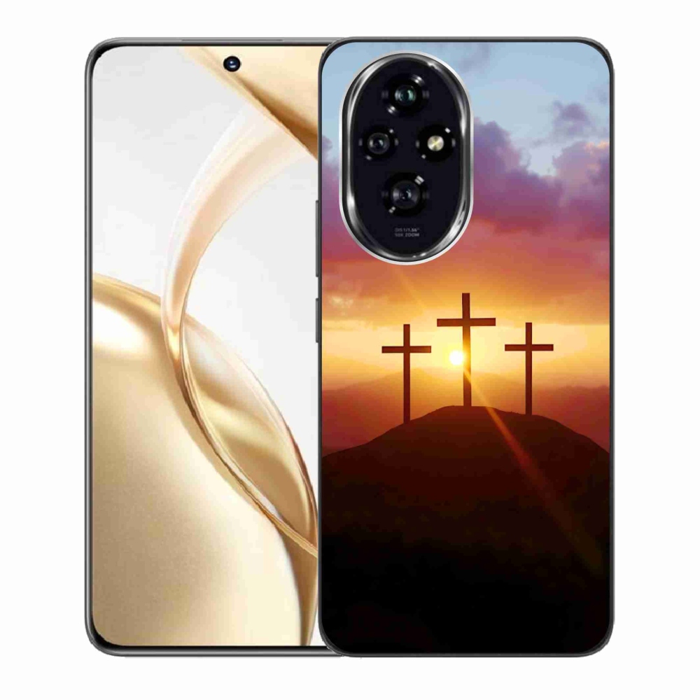 Gelový kryt mmCase na Honor 200 5G - tři kříže