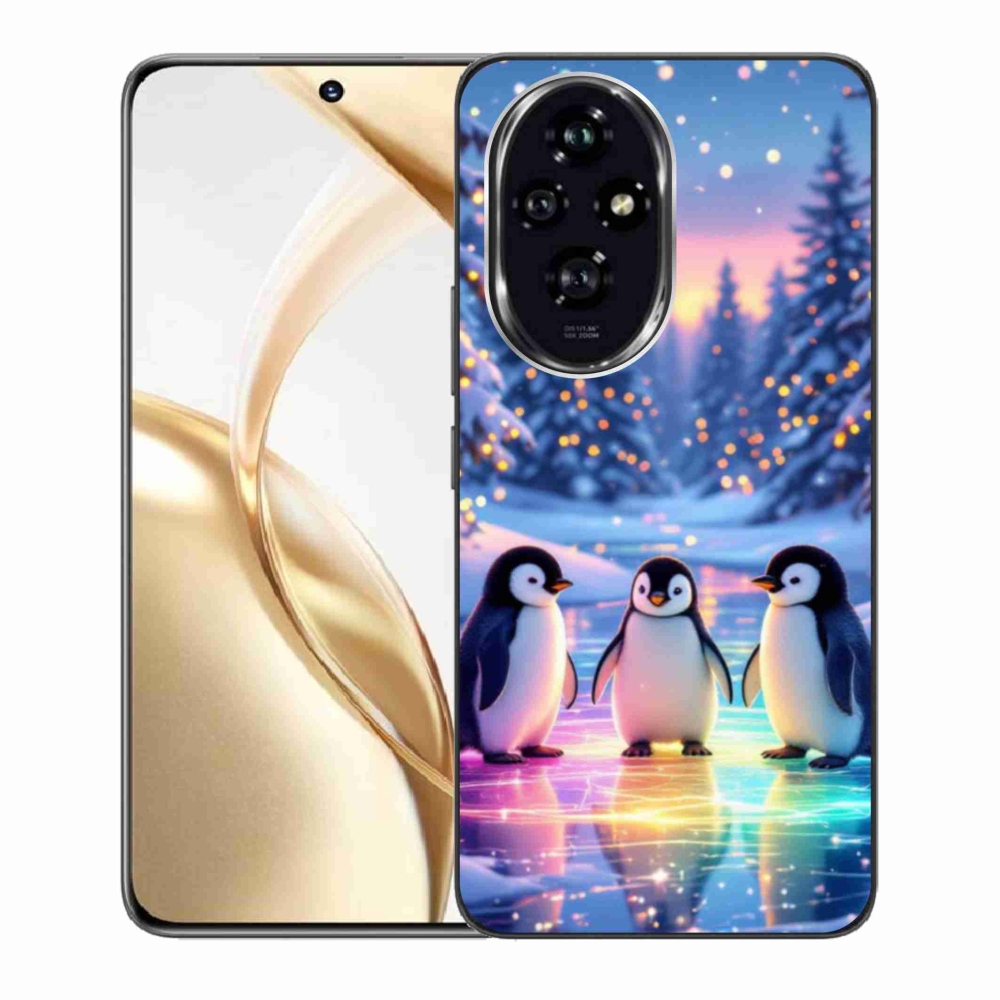 Gelový kryt mmCase na Honor 200 5G - tučnáci