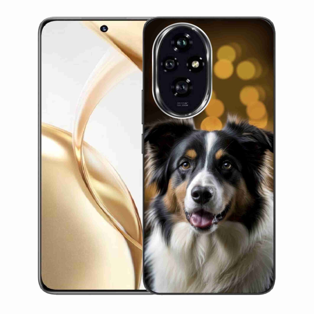 Gelový kryt mmCase na Honor 200 5G - usměvavý australský ovčák
