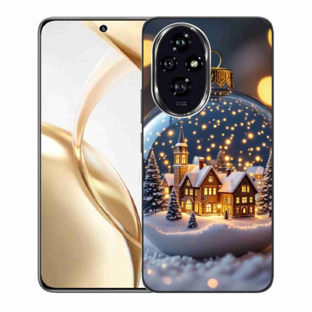 Gelový kryt mmCase na Honor 200 5G - vánoční koule 4