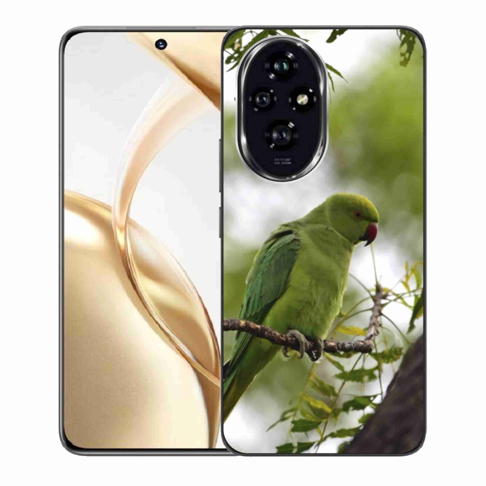 Gelový kryt mmCase na Honor 200 5G - zelený papoušek