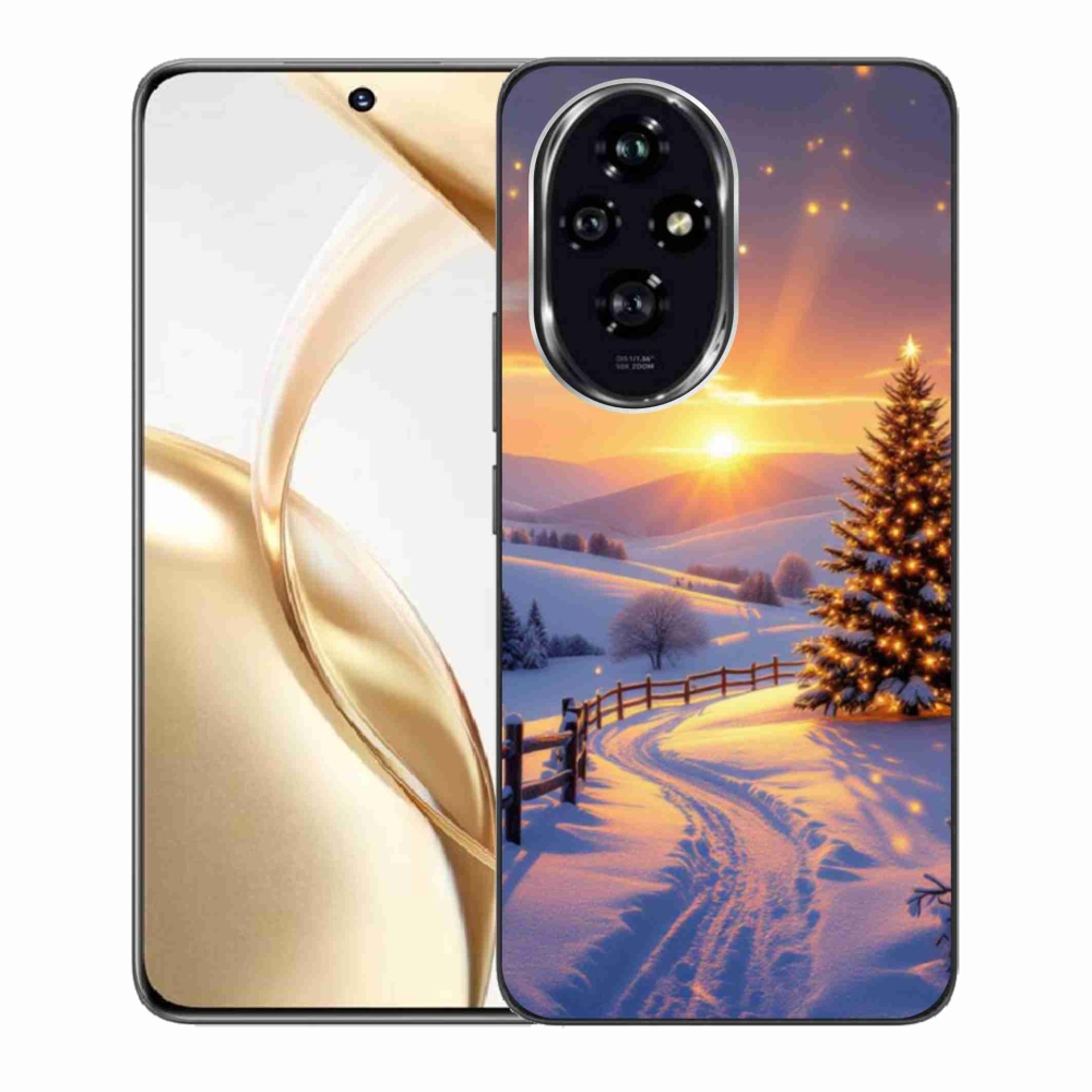 Gelový kryt mmCase na Honor 200 5G - zimní krajina