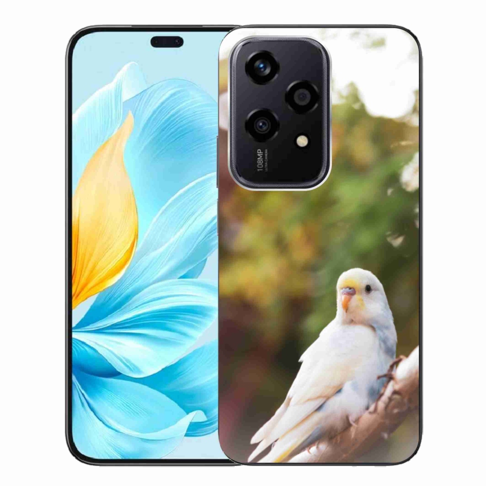 Gelový kryt mmCase na Honor 200 Lite 5G - andulka bílá