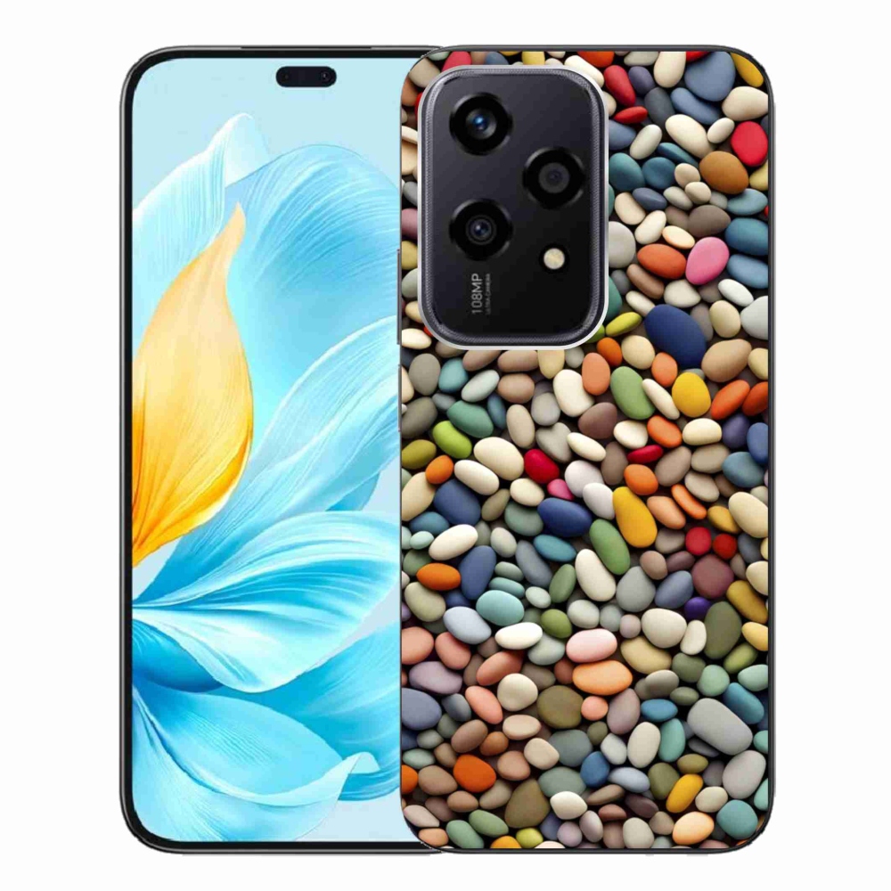 Gelový kryt mmCase na Honor 200 Lite 5G - barevné kamínky 2