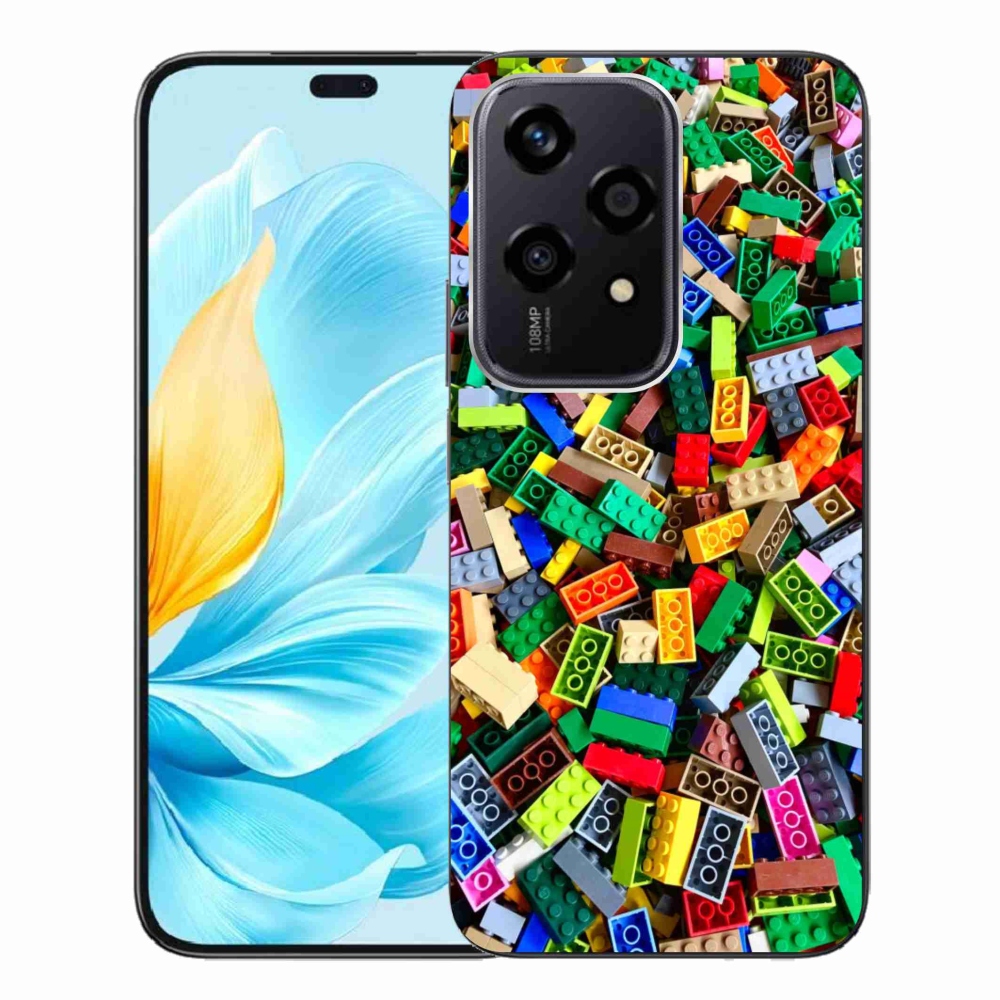 Gelový kryt mmCase na Honor 200 Lite 5G - barevné stavební kostky