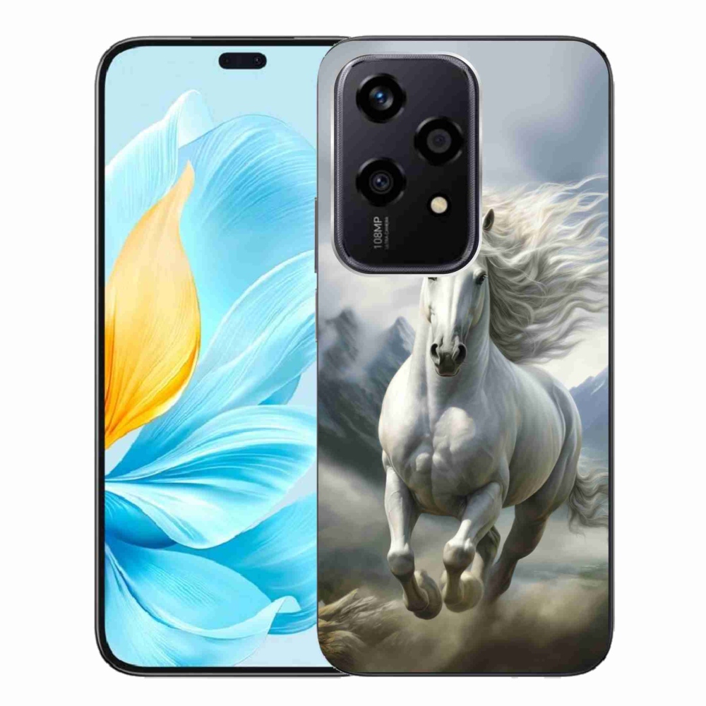 Gelový kryt mmCase na Honor 200 Lite 5G - běžící bílý kůň 3