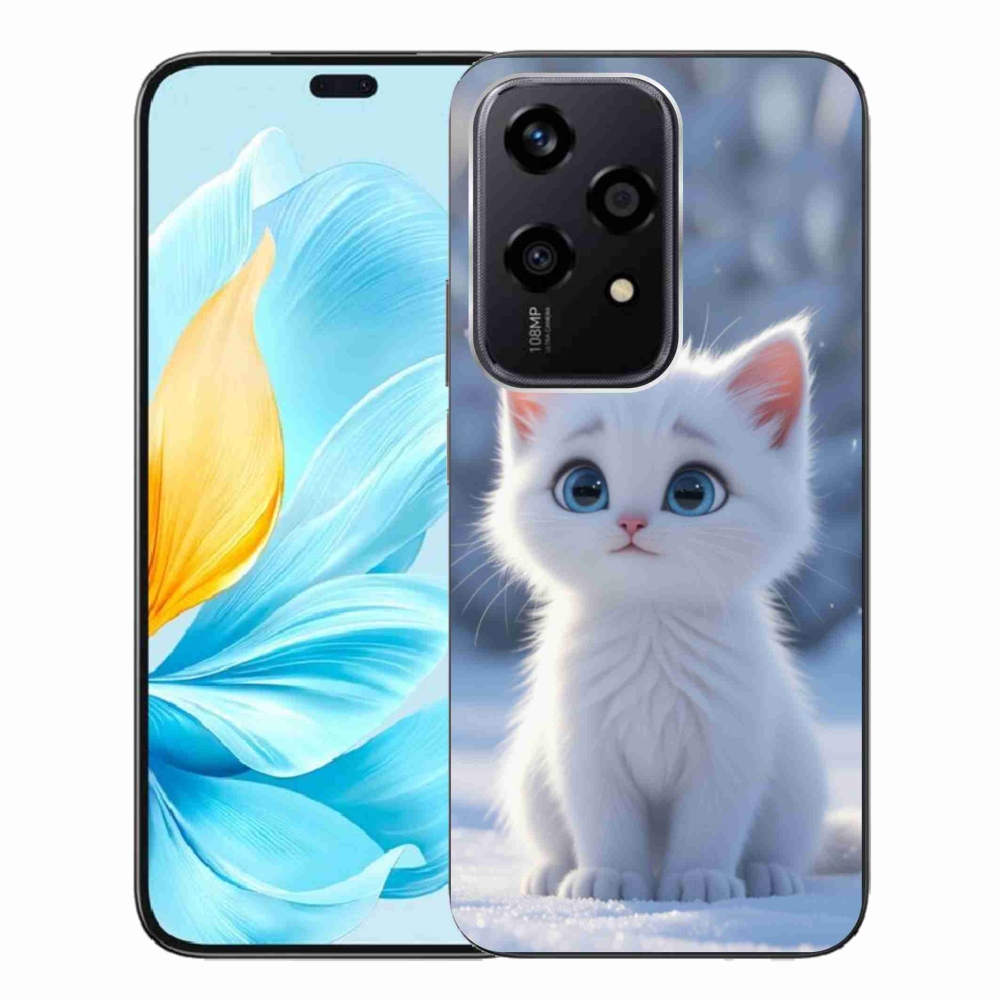 Gelový kryt mmCase na Honor 200 Lite 5G - bílé kotě 3
