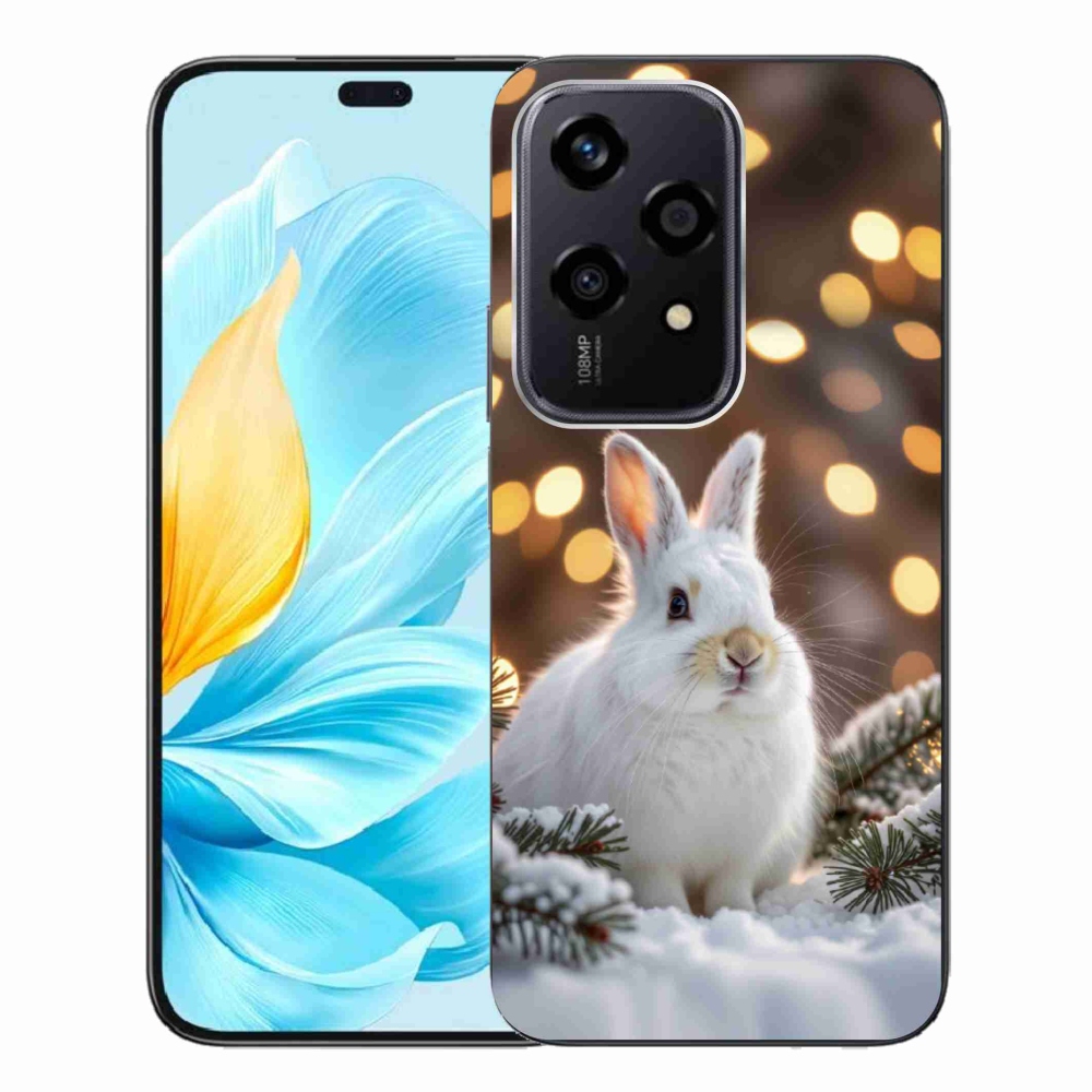 Gelový kryt mmCase na Honor 200 Lite 5G - bílý zajíc