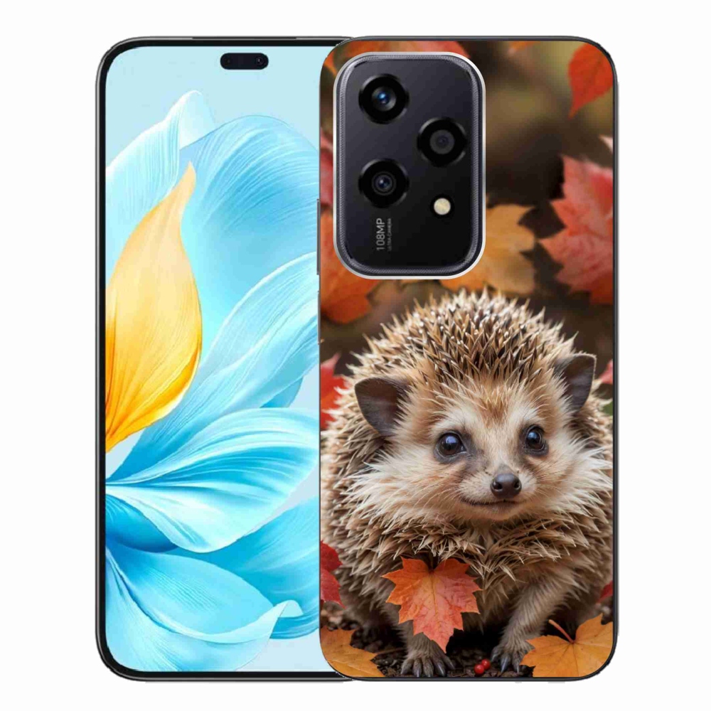 Gelový kryt mmCase na Honor 200 Lite 5G - ježek v listí