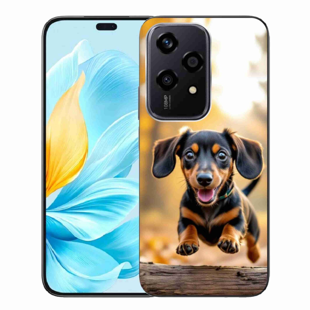 Gelový kryt mmCase na Honor 200 Lite 5G - jezevčík 2