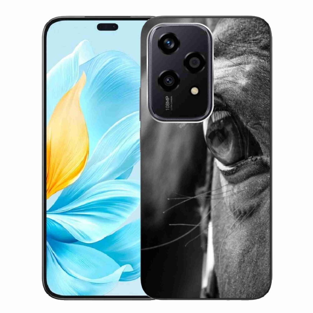 Gelový kryt mmCase na Honor 200 Lite 5G - koňský pohled