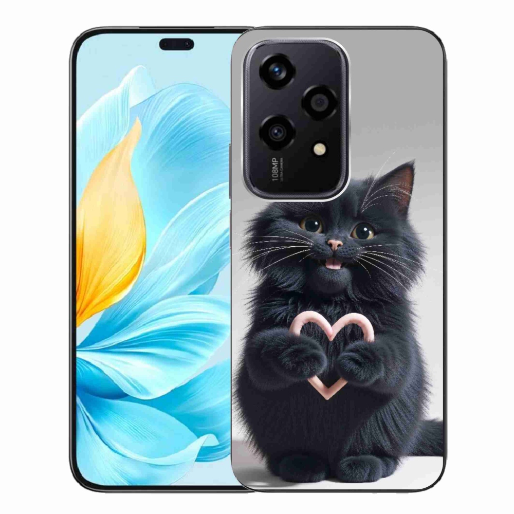 Gelový kryt mmCase na Honor 200 Lite 5G - kočičí láska 3