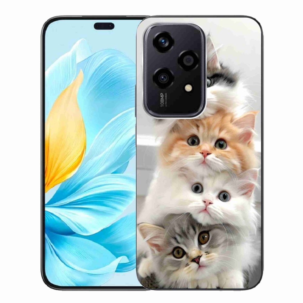 Gelový kryt mmCase na Honor 200 Lite 5G - kočičí parta